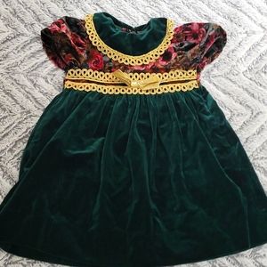 1992 vintage velvet soft dress